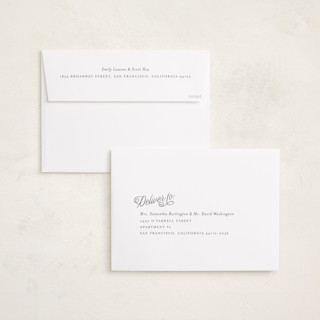 This is a cotton graduation announcements with standard by Carmia Jordaan called swooping printing on recycled smooth signature in grand