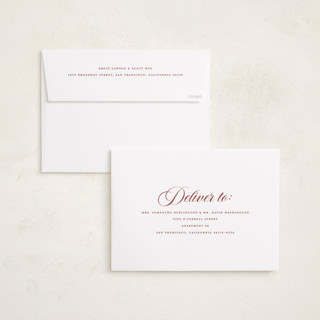 This is a burgundy graduation announcements with standard by Morgan Kendall called modern curves printing on recycled smooth signature in grand