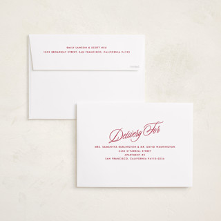This is a cherry graduation announcements with standard by Susan Zinader called bexley printing on recycled smooth signature in grand
