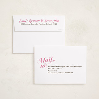 This is a bubblegum graduation announcements with standard by Megan Davis called class dismissed printing on recycled smooth signature in grand