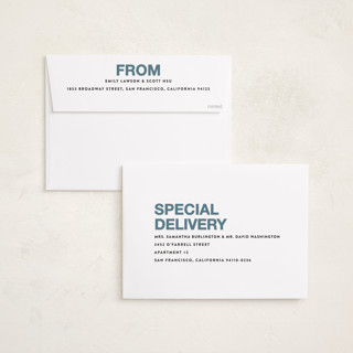 This is a cloud graduation announcements with standard by Maria Alou called the graduate printing on recycled smooth signature in grand