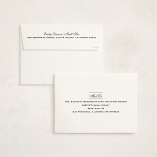 This is a tuxedo graduation announcements with standard by Megan Davis called commence printing on signature in grand