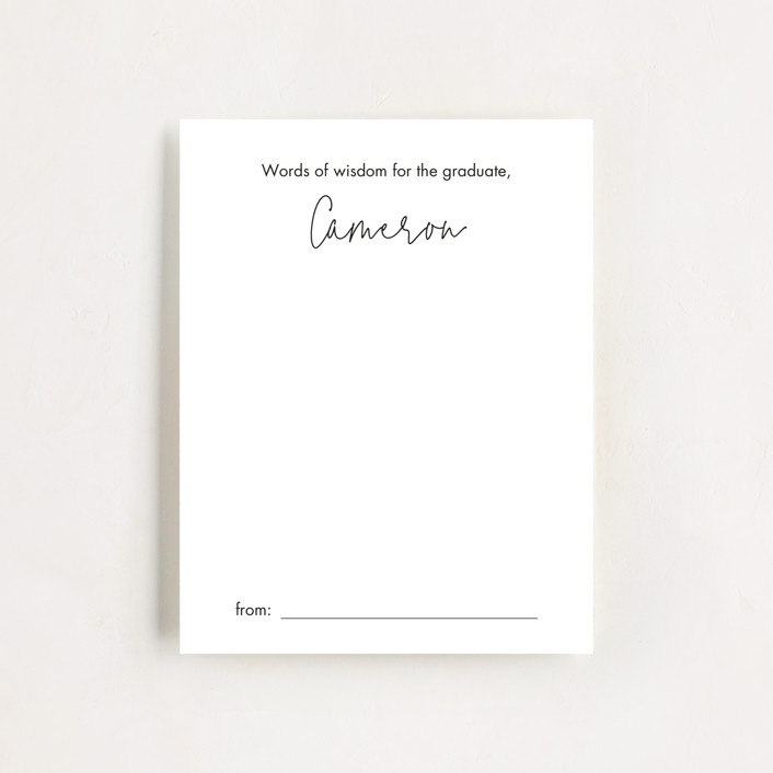advice for the grad cards How to Create a Graduation Keepsake That's a Party Activity Too
