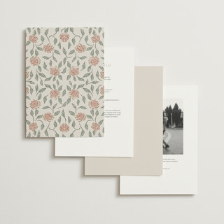 This is a blush meadow wedding invitations with foil pressed by Grae called dancing in the garden printing on signature in grand