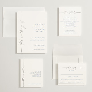 This is a cornflower wedding invitations with foil pressed by Pippa Shaw called silk printing on signature in grand