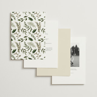 This is a vanilla wedding invitations with foil pressed by Susan Moyal called classic love printing on signature in grand