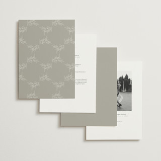 This is a pearl wedding invitations with standard by Jennifer Postorino called initial printing on signature in grand