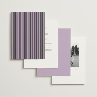 This is a lavender wedding invitations with standard by Blustery August called tarte tatin printing on signature in grand