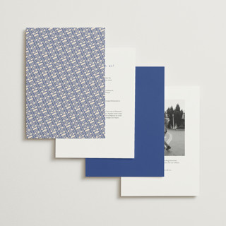 This is a marseille bleu wedding invitations with standard by Deborah Chou called two toned printing on signature in grand