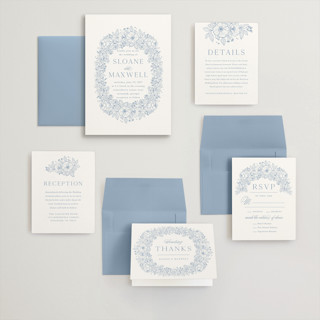 This is a nova wedding invitations with standard by Kristen Smith called wild roses printing on signature in grand