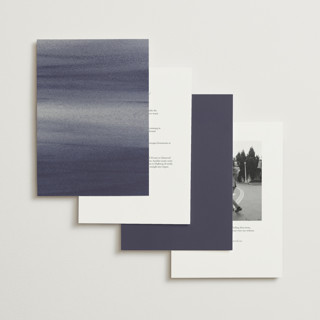 This is a horizon wedding invitations with standard by Sumak Studio called stillness printing on signature in grand