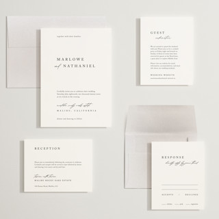 This is a silk wedding invitations with standard by Kelly Schmidt called astoria printing on signature in grand