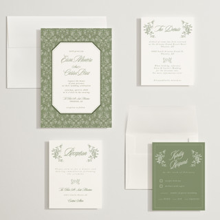 This is a forest wedding invitations with standard by Sherley Ferreira called vintage garden printing on signature in grand