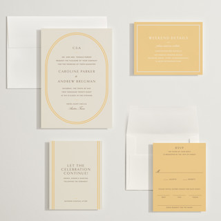 This is a melon wedding invitations with standard by Megan Davis called bocce printing on signature in grand