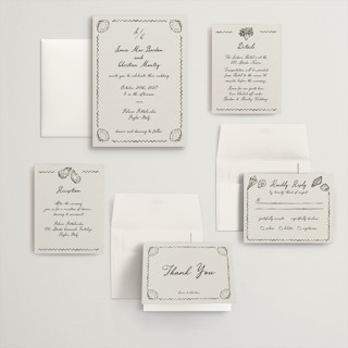This is a rock wedding invitations with standard by Pati Cascino called puglia printing on signature in grand