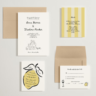 This is a nero wedding invitations with standard by Helena Vitto called amore mio printing on signature in grand