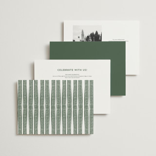 This is a fern wedding invitations with standard by Katharine Watson called block print frame printing on signature in grand