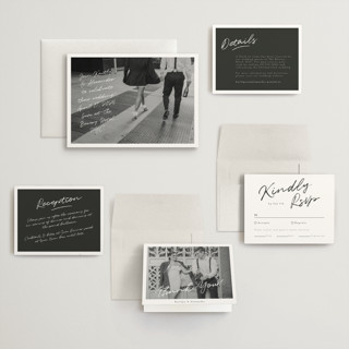 This is a cloud wedding invitations with standard by Adelyn T. called photograph scribble printing on recycled smooth signature in grand