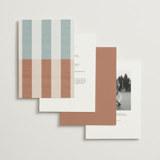 This is a almond wedding invitations with standard by Blustery August called trois printing on signature in grand