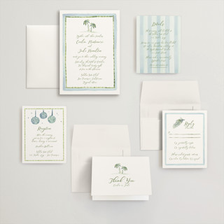 This is a celeste wedding invitations with standard by Pati Cascino called alento printing on signature in grand