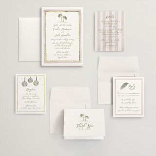 This is a mauve wedding invitations with standard by Pati Cascino called alento printing on signature in grand