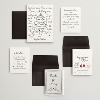 This is a ice wedding invitations with standard by Helena Vitto called modern love printing on signature in grand