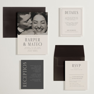 This is a sandstone wedding invitations with standard by Nicole Walsh called close-up printing on signature in grand