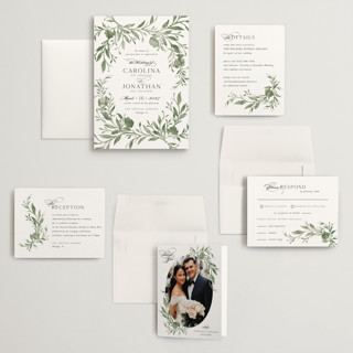 This is a meadow wedding invitations with standard by Melanie Kosuge called carolina printing on signature in grand