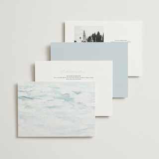This is a sky wedding invitations with standard by Nicoletta Savod called at sea printing on signature in grand