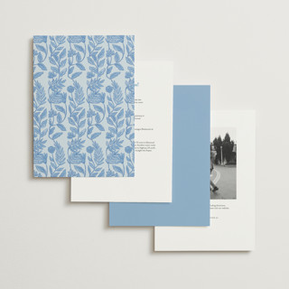 This is a porcelain wedding invitations with standard by Elly called porcelain floral printing on signature in grand