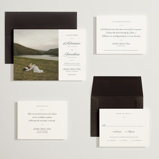 This is a chiffon wedding invitations with standard by Eric Clegg called together always printing on signature in grand