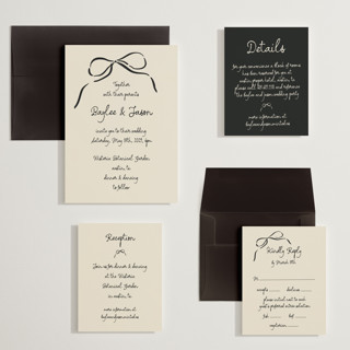 This is a tuxedo wedding invitations with standard by Jelena Vuletic called inkwoven printing on signature in grand