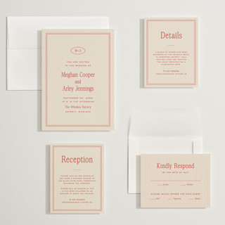 This is a cherry wedding invitations with standard by Ellen Schlegelmilch called cherry printing on signature in grand