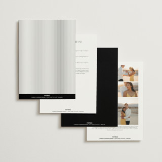 This is a noir wedding invitations with standard by Shiny Penny Studio called countryside villa printing on signature in grand