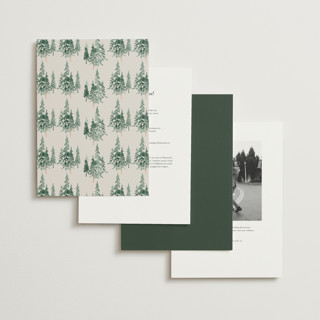 This is a summer wedding invitations with standard by Petra Kern called miniature mountainscape printing on signature in grand