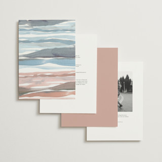 This is a beachy wedding invitations with standard by Pixel and Hank called waves printing on signature in grand