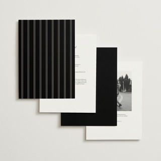 This is a black tie wedding invitations with standard by Hooray Creative called scripted names printing on signature in grand