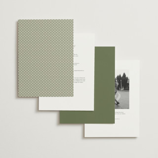 This is a moss wedding invitations with standard by Kelly Watkins called literary printing on signature in grand