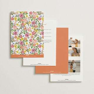 This is a summer wedding invitations with standard by Angela Marzuki called garland monogram printing on signature in grand