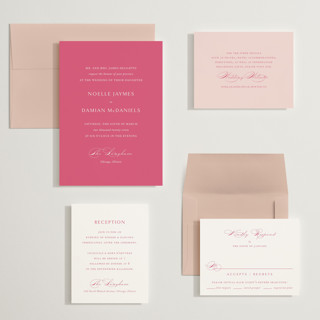 This is a carnation wedding invitations with standard by Jennifer Postorino called everlasting printing on signature in grand