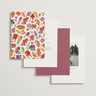 This is a autumn wedding invitations with standard by Pink House Press called crest fall printing on signature in grand