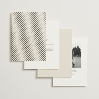 This is a ecru wedding invitations with standard by Hooray Creative called scripted names printing on signature in grand