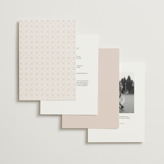 This is a blush wedding invitations with standard by Kelly Schmidt called summer linen printing on signature in grand