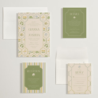 This is a summer citrus wedding invitations with standard by Vera Lim called the gallery printing on signature in grand