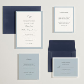 This is a sky wedding invitations with standard by Sara Hicks Malone called briland printing on signature in grand