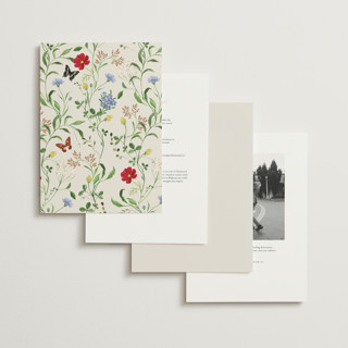 This is a elder flower wedding invitations with standard by Sarah Knight called wild meadow printing on signature in grand