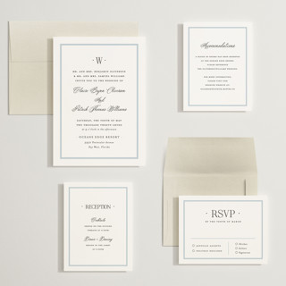 This is a hydrangea wedding invitations with standard by Carolyn MacLaren called dotted classic printing on signature in grand