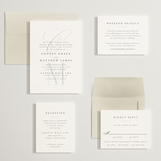 This is a leaf wedding invitations with standard by Kristie Kern called conley printing on signature in grand