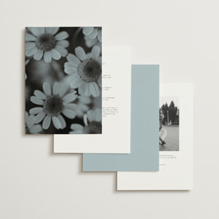 This is a sky wedding invitations with standard by Blustery August called nonnette printing on signature in grand