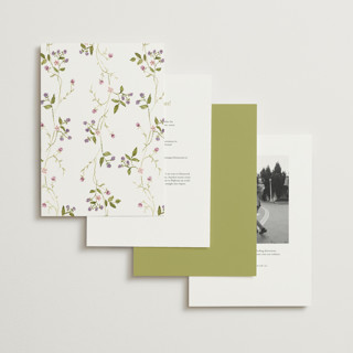 This is a cream wedding invitations with standard by Nicole Dragomir called wild berry watercolor printing on signature in grand